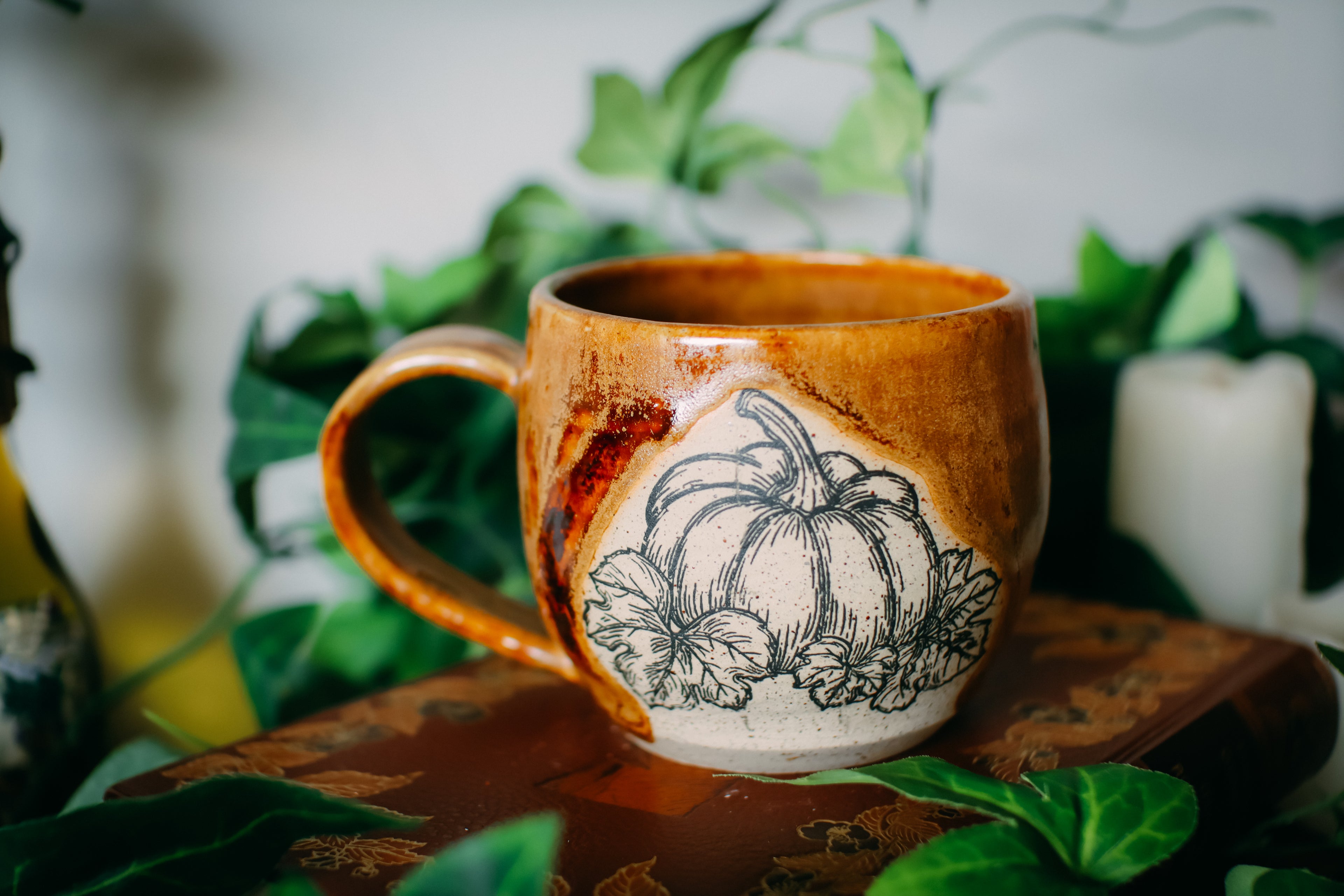Grande tasse en grès « Le temps des récoltes »