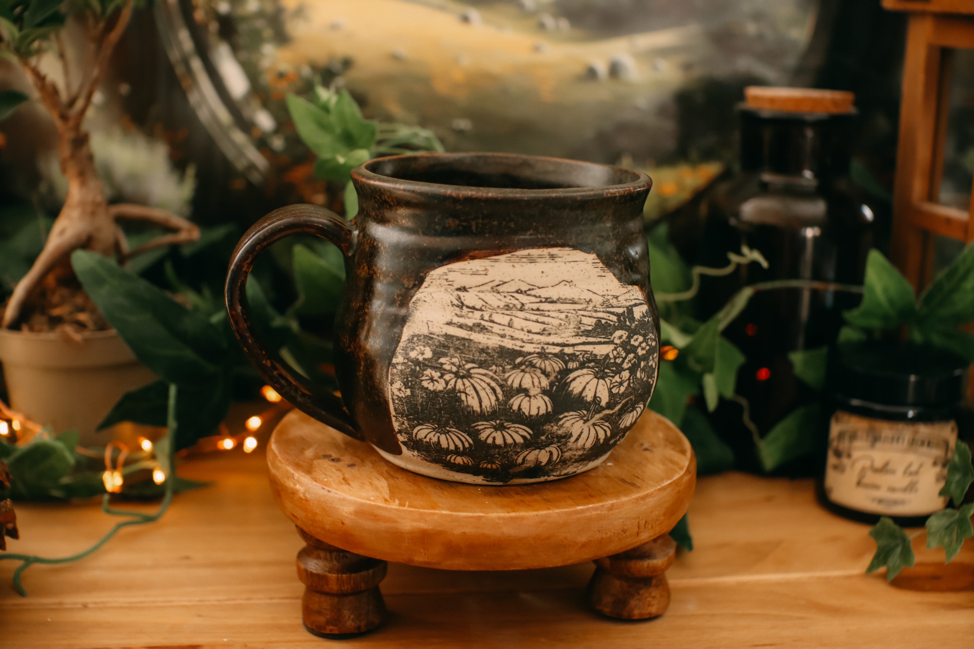 Tasse en grès « Le temps des récoltes »