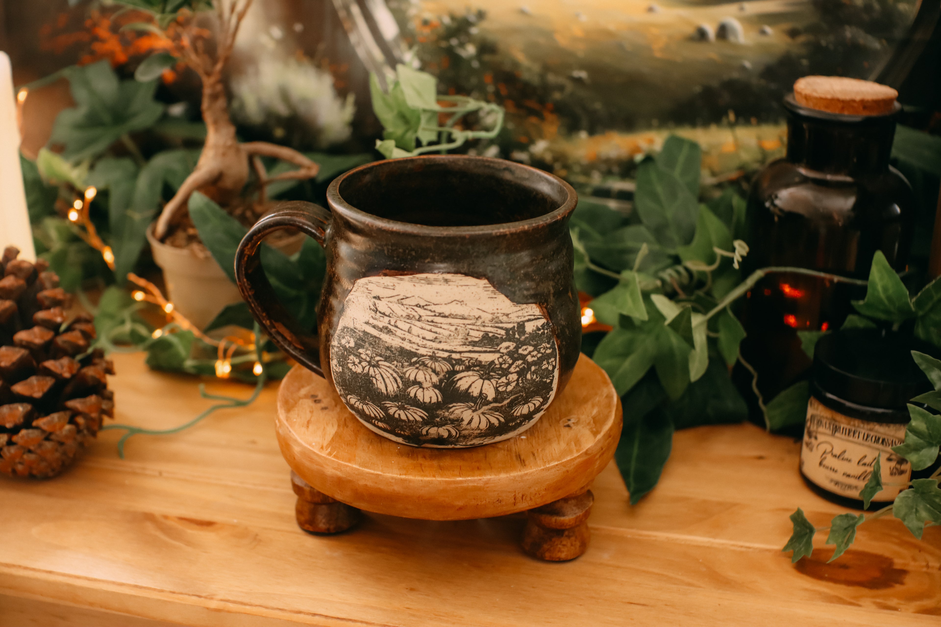 Tasse en grès « Le temps des récoltes »
