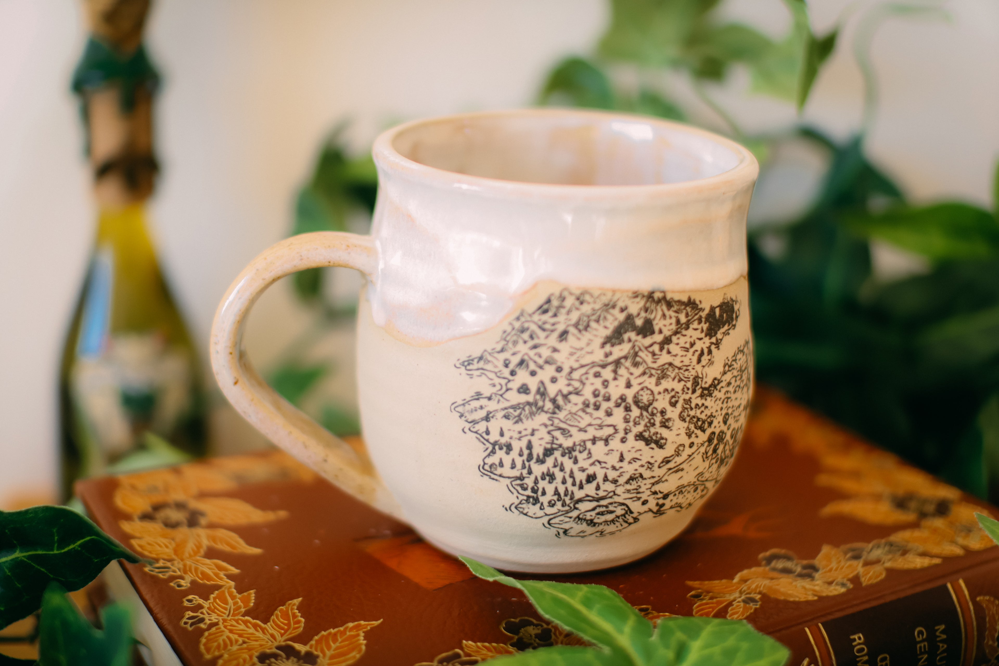 Tasse en grès « Carte oubliée »
