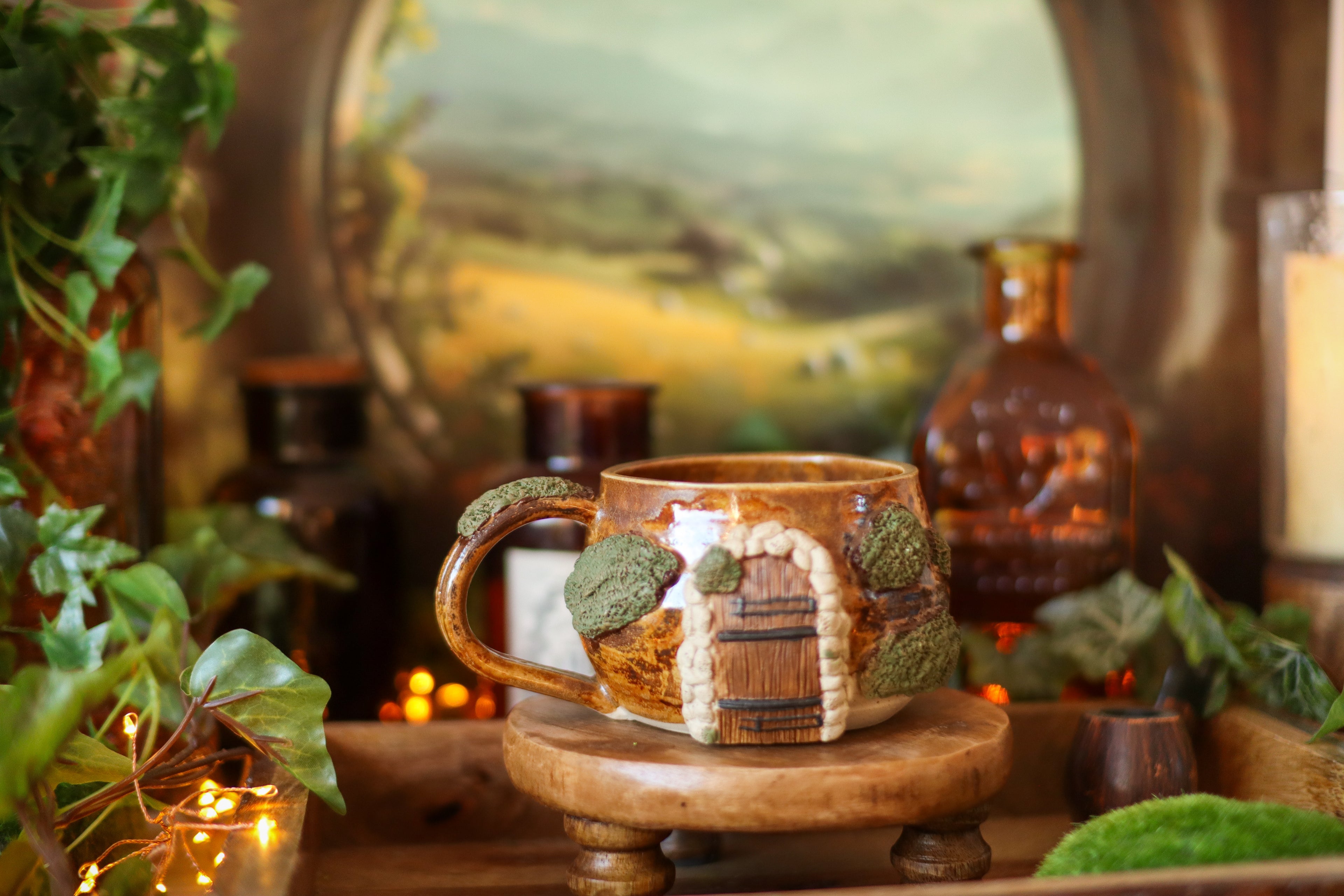 Tasse en grès « Petite porte de souris »