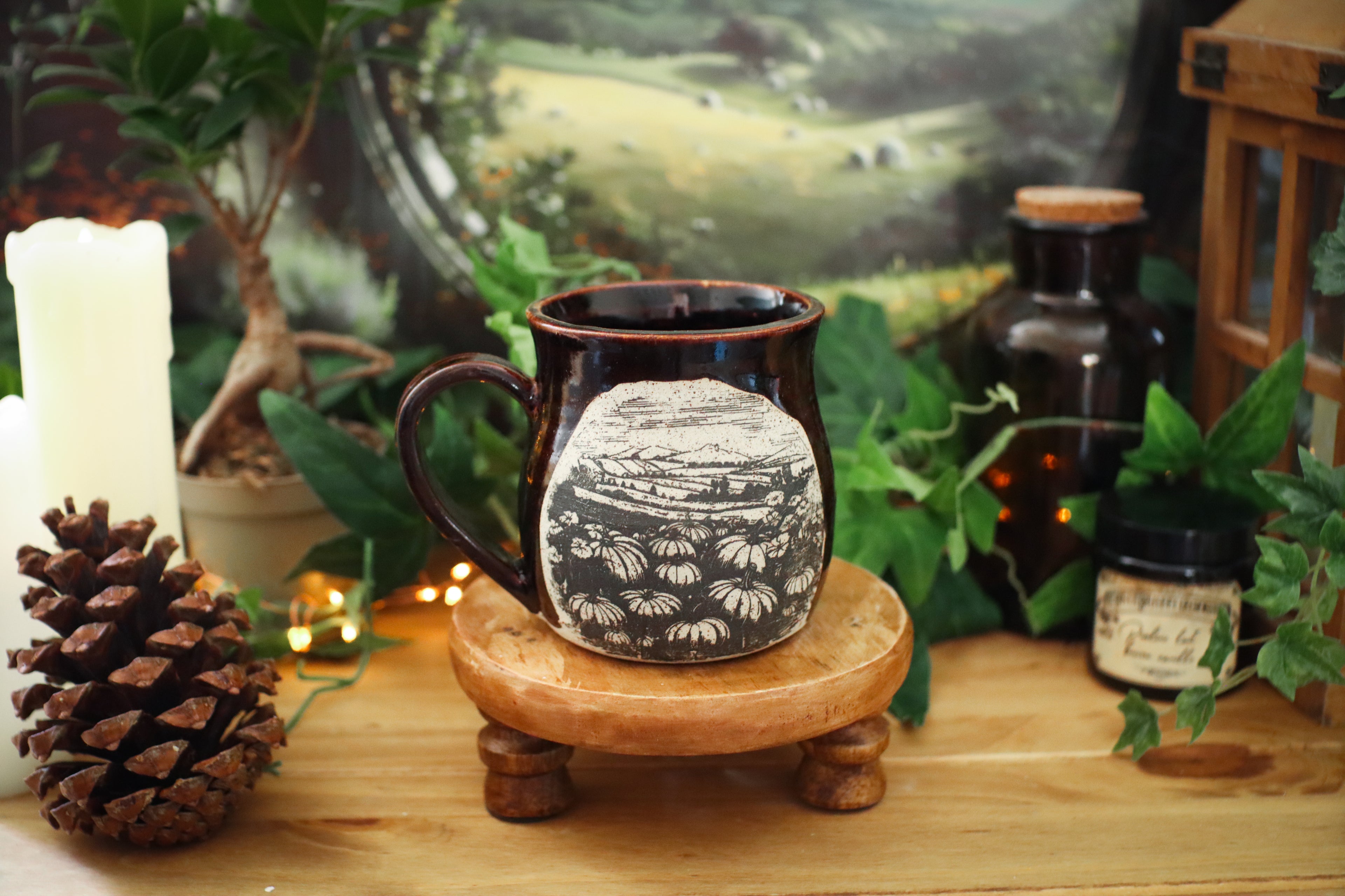 Tasse en grès « Le temps des récoltes »