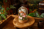 Mini-cloche aux amanites « Écrin de forêt »