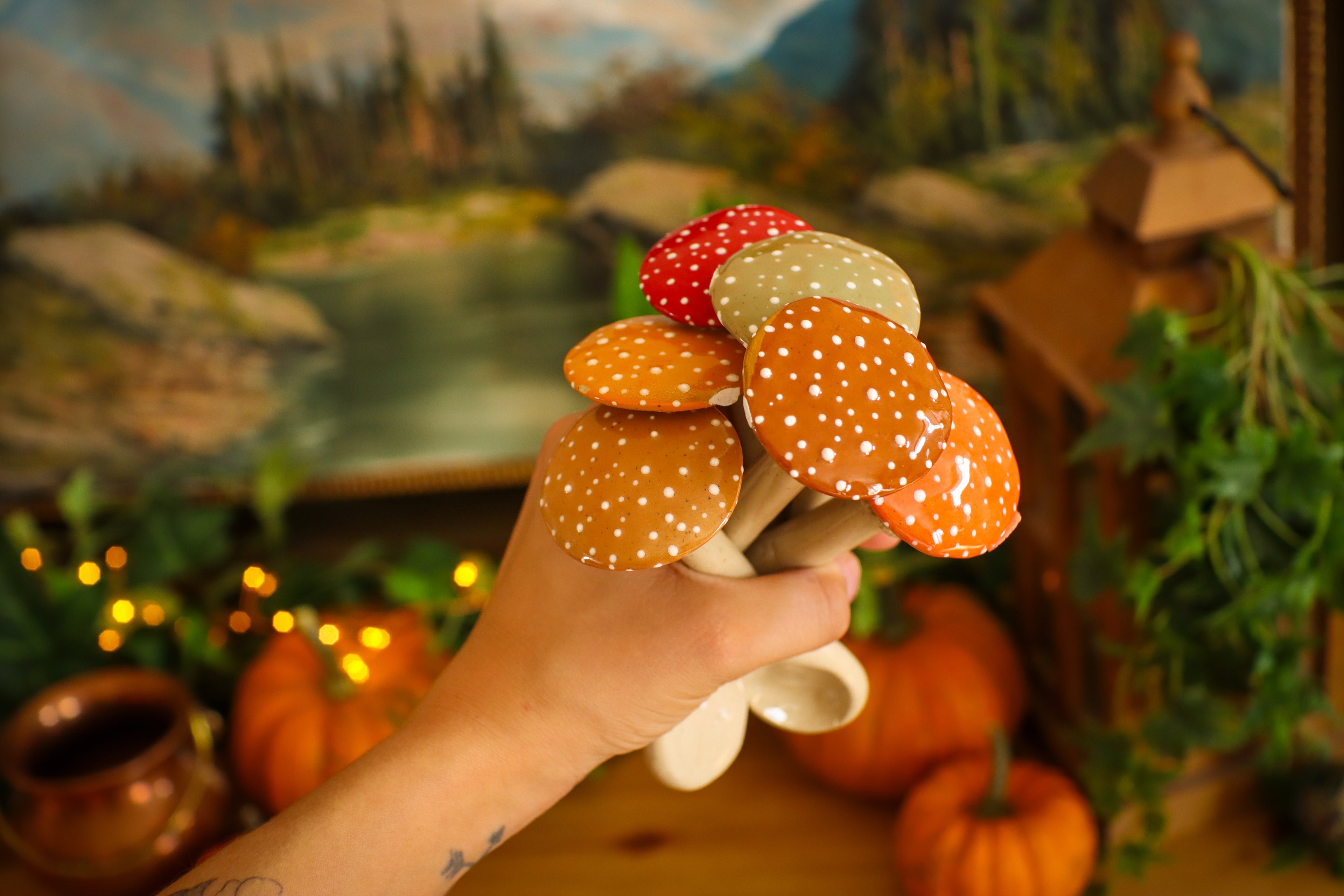 *Précommande* Cuillère champignon en grès