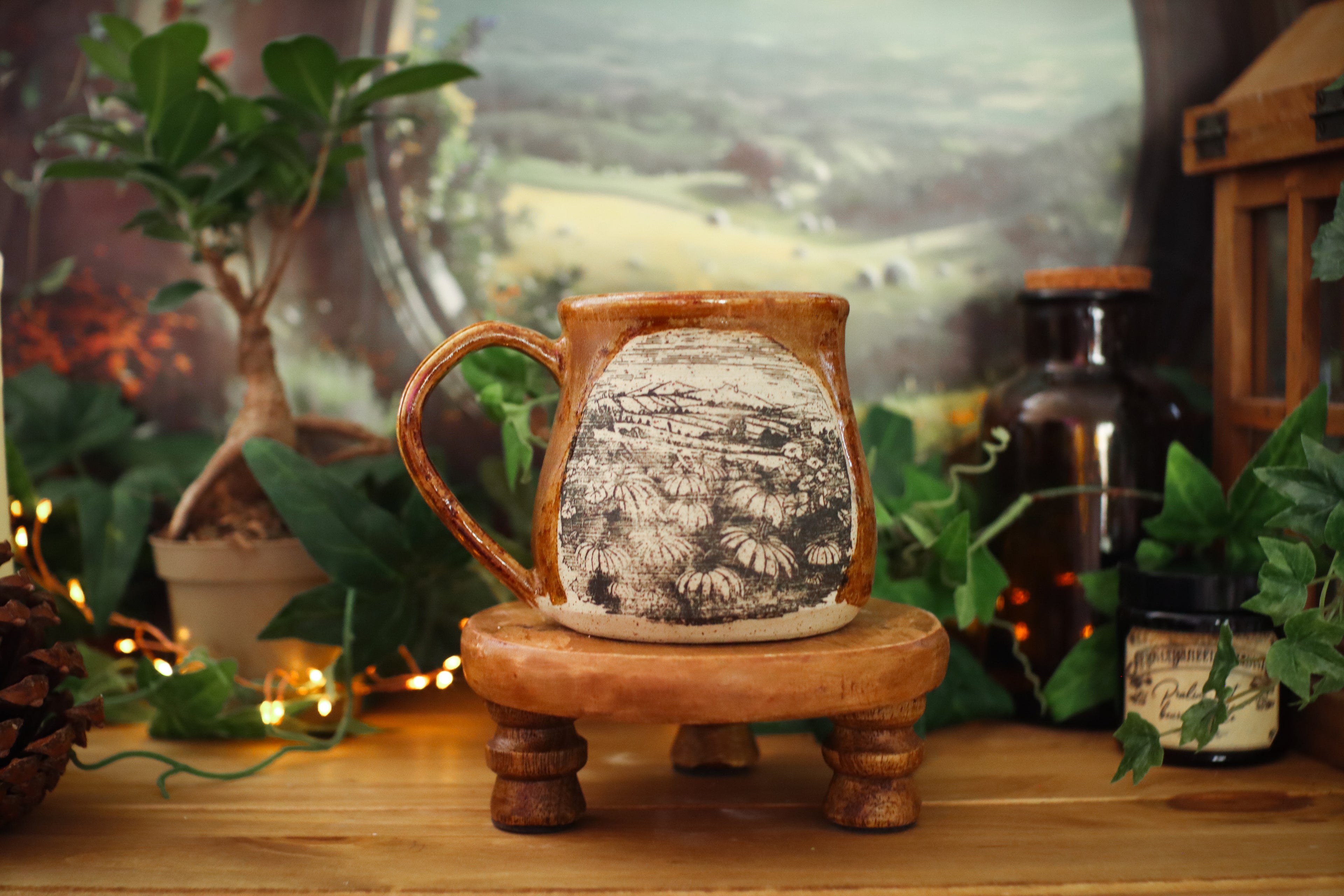 Tasse en grès « Le temps des récoltes »