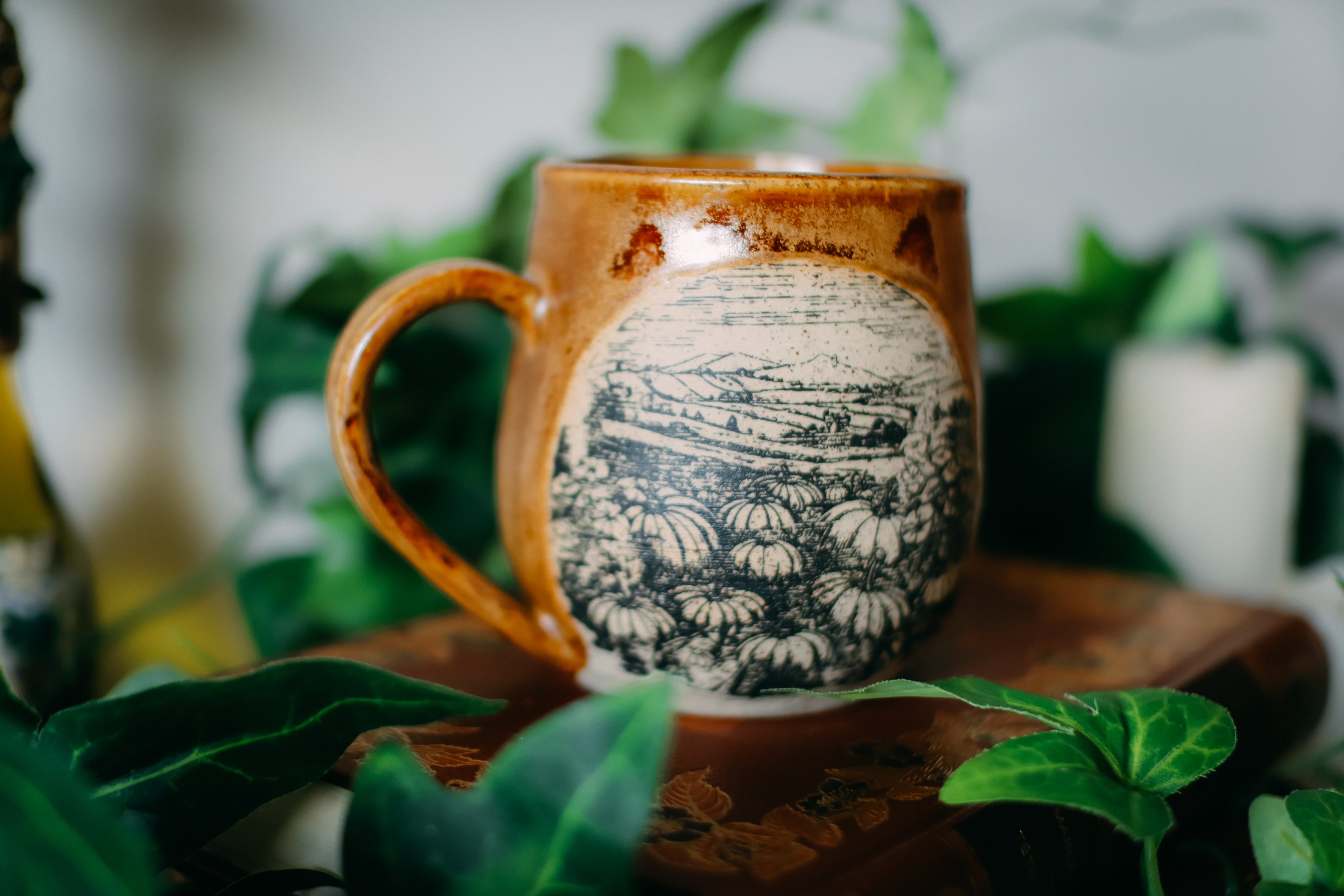 Grande tasse en grès « Le temps des récoltes »