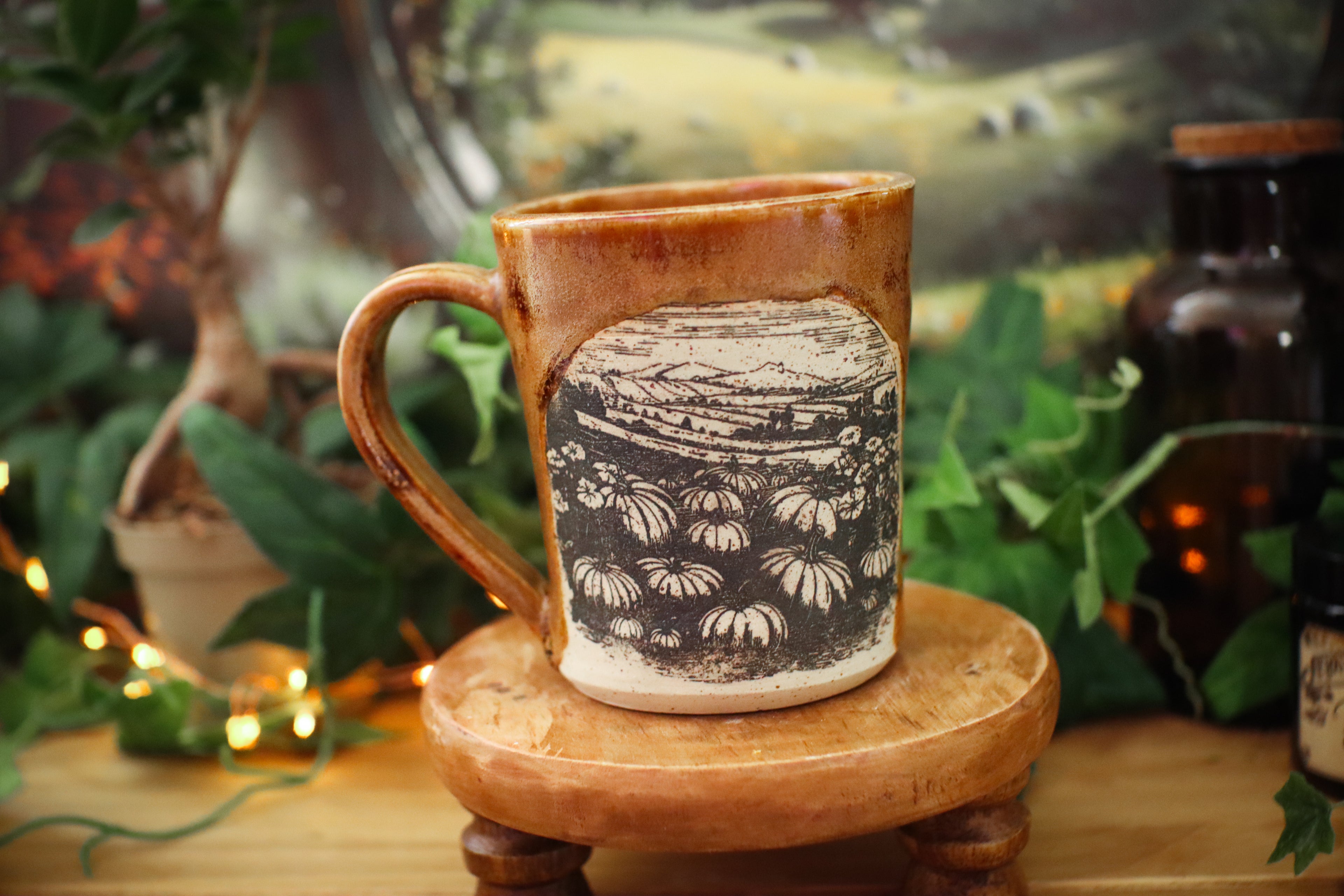 Tasse en grès « Le temps des récoltes »