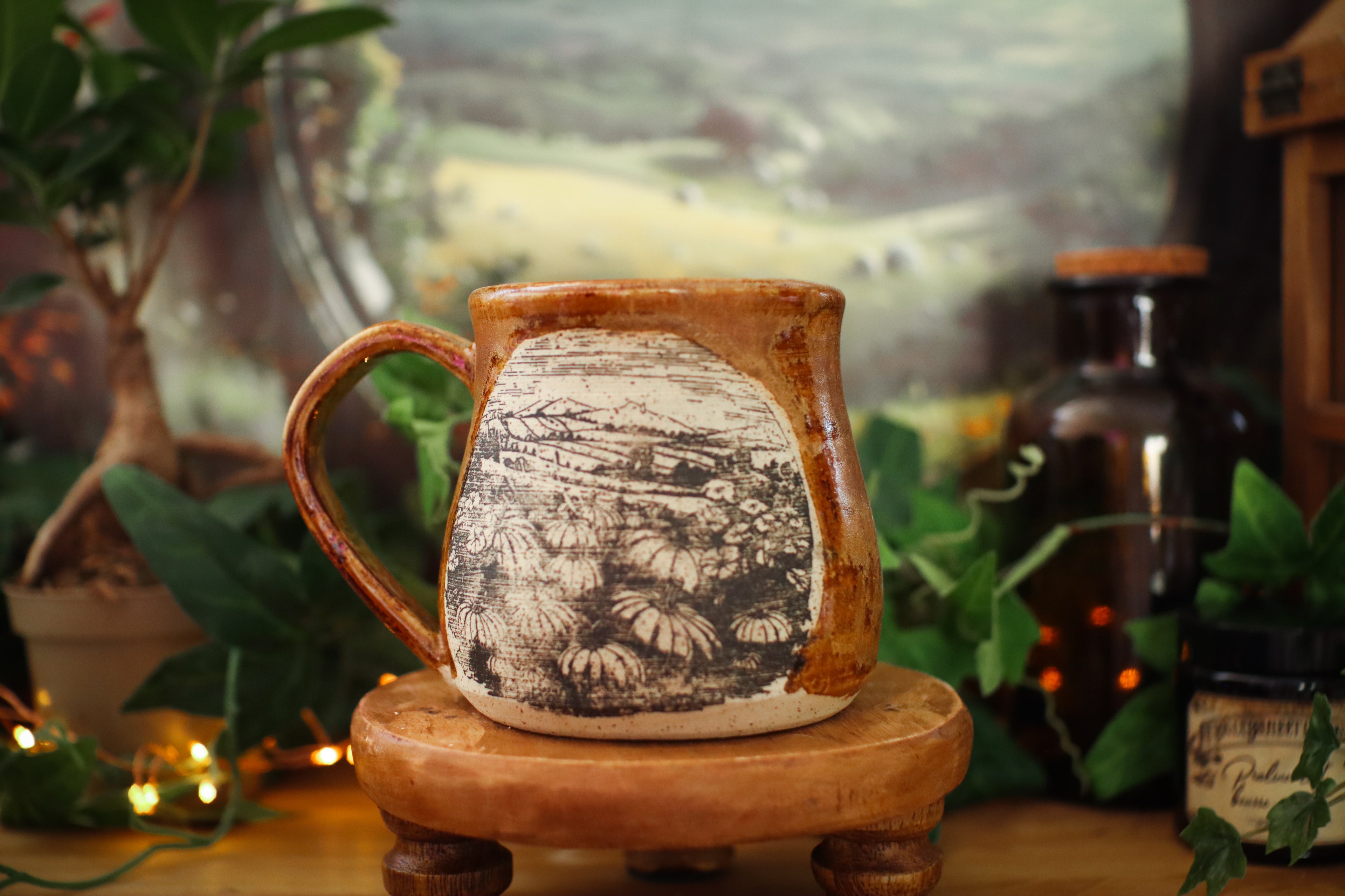Tasse en grès « Le temps des récoltes »