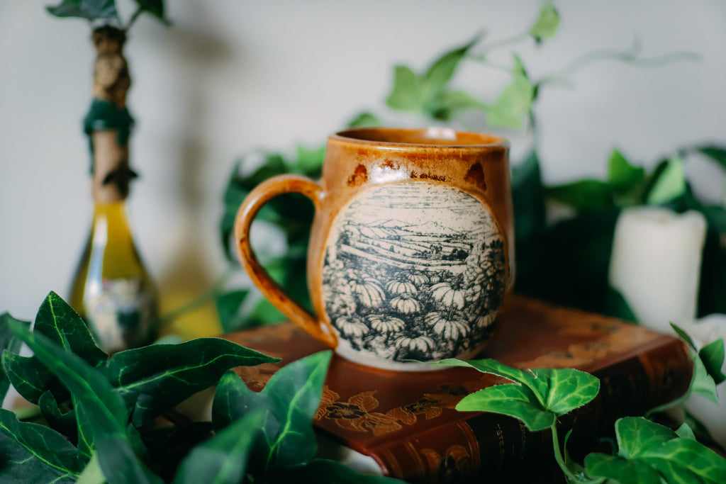 Grande tasse en grès « Le temps des récoltes »