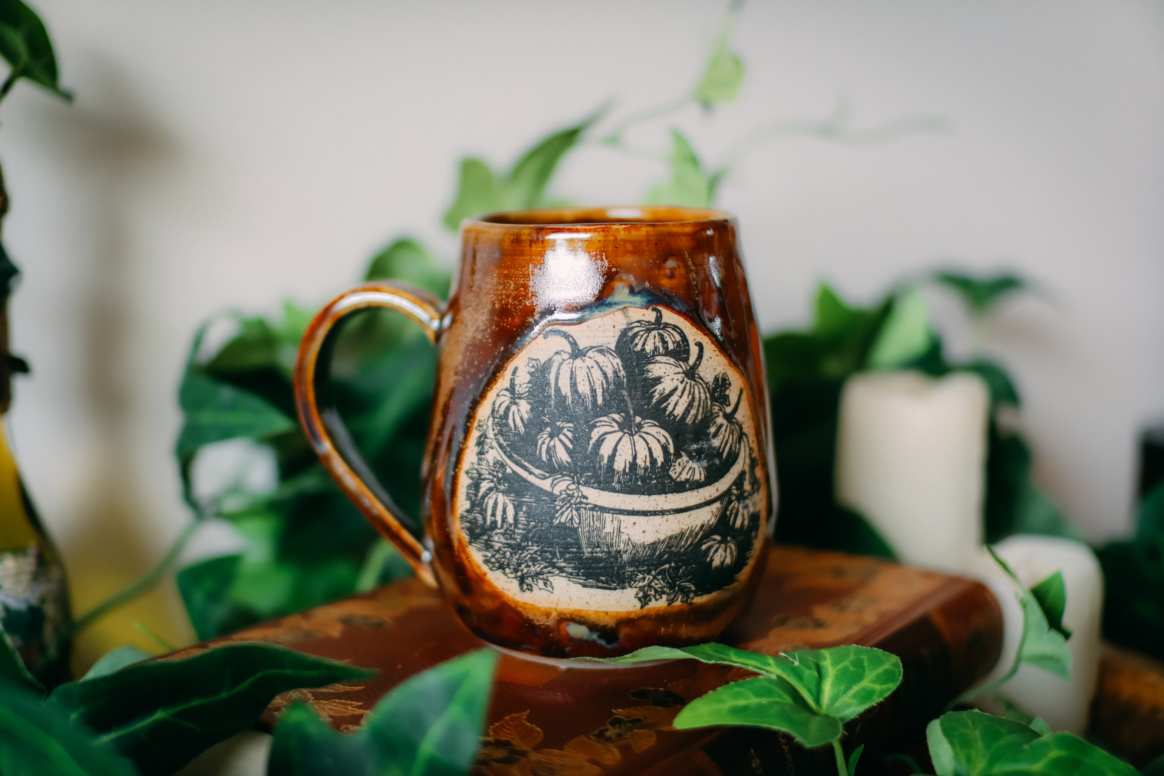 Grande tasse en grès « Le temps des récoltes »