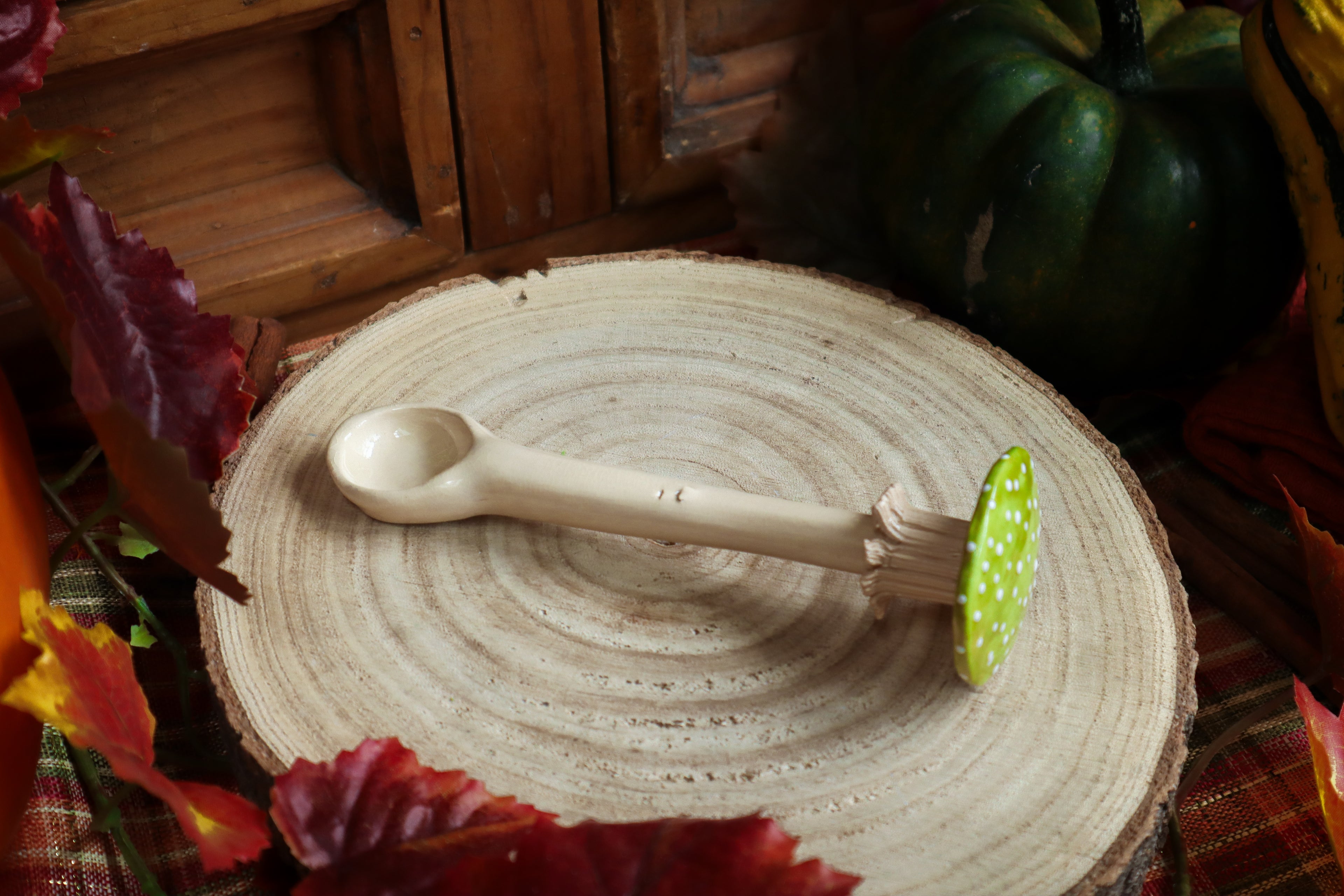 *Précommande* Cuillère champignon en grès