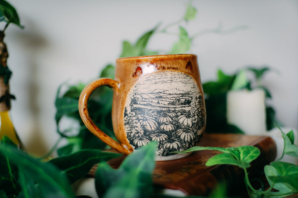 Grande tasse en grès « Le temps des récoltes »