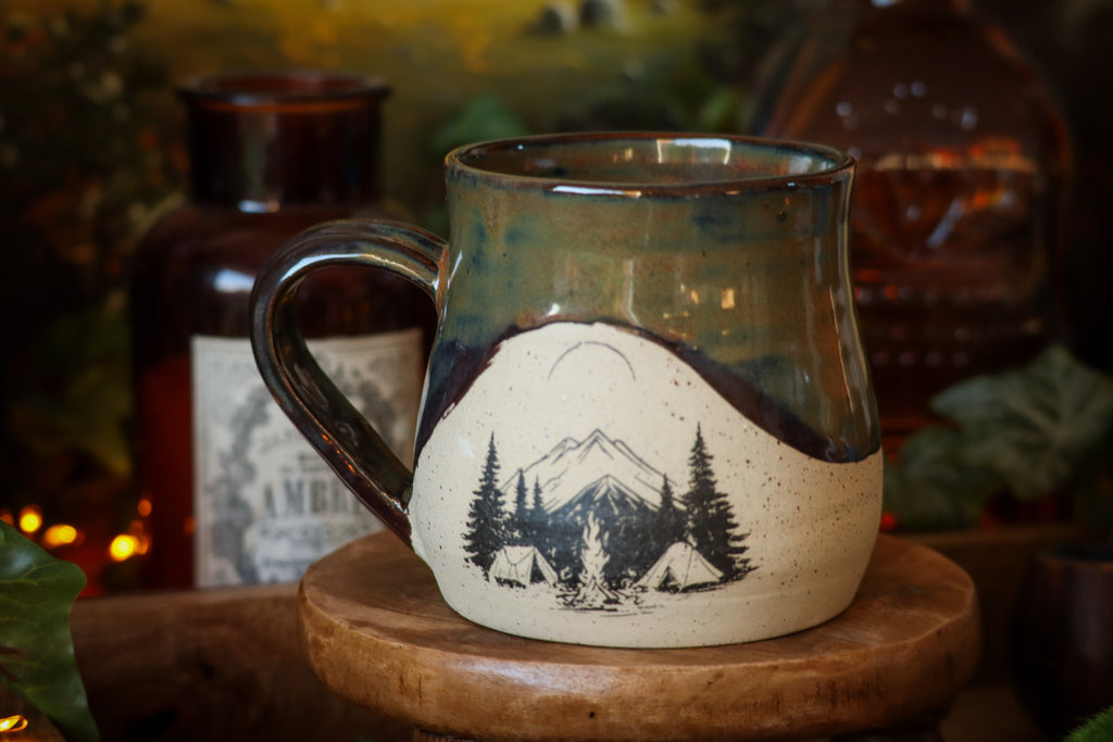 Tasse en grès « Repos des aventuriers »